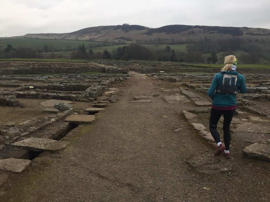 Historic remains of Hadrian's Wall